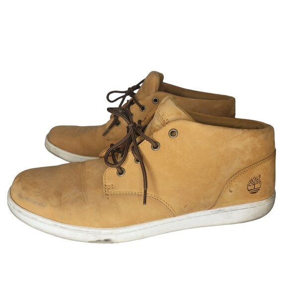 Timberland Men's Chukka Boots Size 12M Brown Leather Casual & Durable - Picture 10 of 11